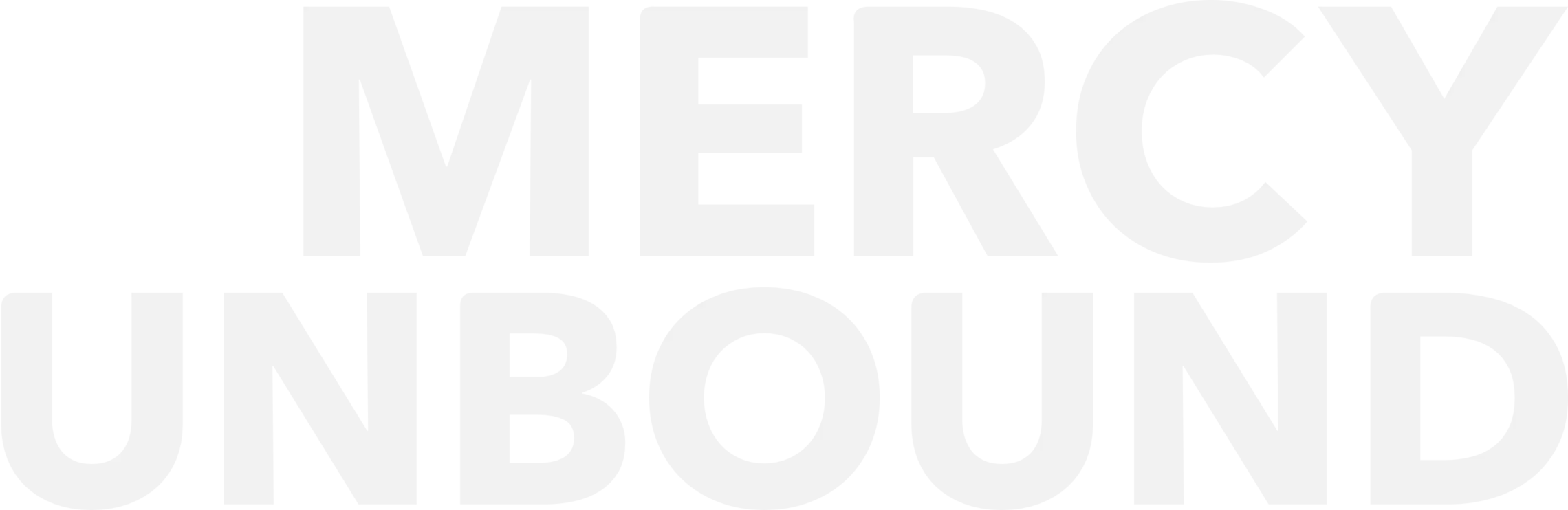 Mercy Unbound Logo Monochrome
